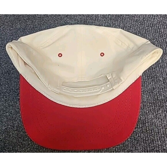 Vintage Conproco Yupoong SnapBack Trucker Hat Cap White/Red - Picture 7 of 7
